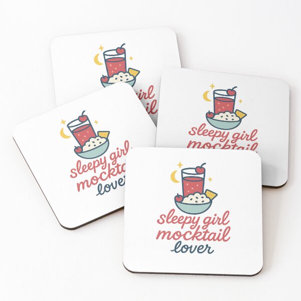 Item preview, Sleepy Girl Mocktail Lover Cozy Night Drink Art designed and sold by RedCircleArt.
