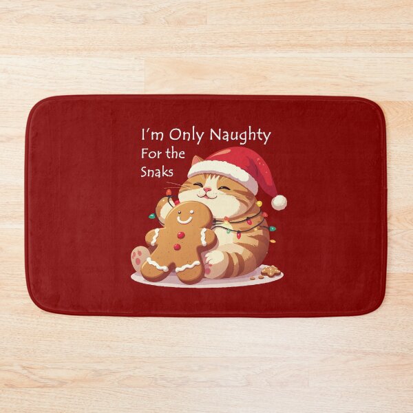 Item preview, ​I'm Only Naughty For The Snacks Cat T-Shirt | Funny Feasting Feline Gift designed and sold by SylwiaPrint.
