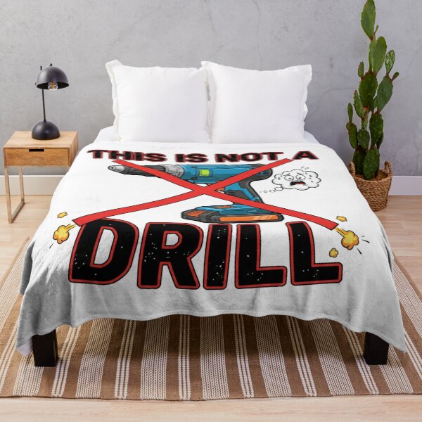 Item preview, This Is Not a Drill Tool Pun | Bold Minimalist Construction Humor Design designed and sold by SecretPODesigns.