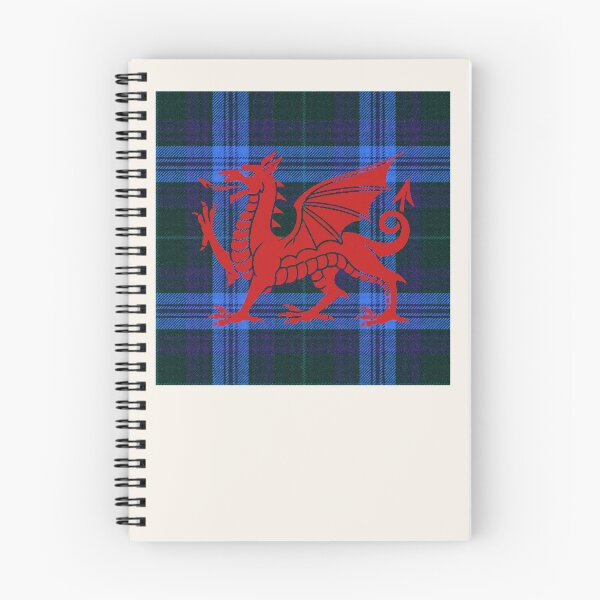 Item preview, Jones Welsh Tartan – Without God, Without Anything & y Ddraig Goch - the red dragon v4 designed and sold by WheelieGdArt.