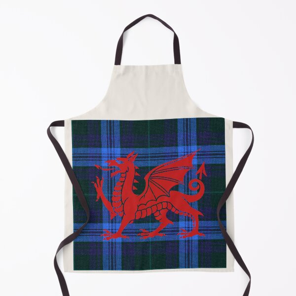 Item preview, Jones Welsh Tartan – Without God, Without Anything & y Ddraig Goch - the red dragon v4 designed and sold by WheelieGdArt.