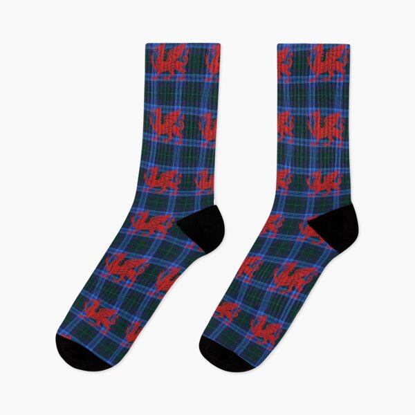 Item preview, Jones Welsh Tartan – Without God, Without Anything & y Ddraig Goch - the red dragon v4 designed and sold by WheelieGdArt.