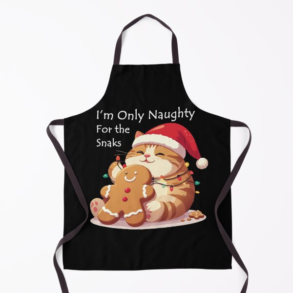 Item preview, ​I'm Only Naughty For The Snacks Cat T-Shirt | Funny Feasting Feline Gift designed and sold by SylwiaPrint.