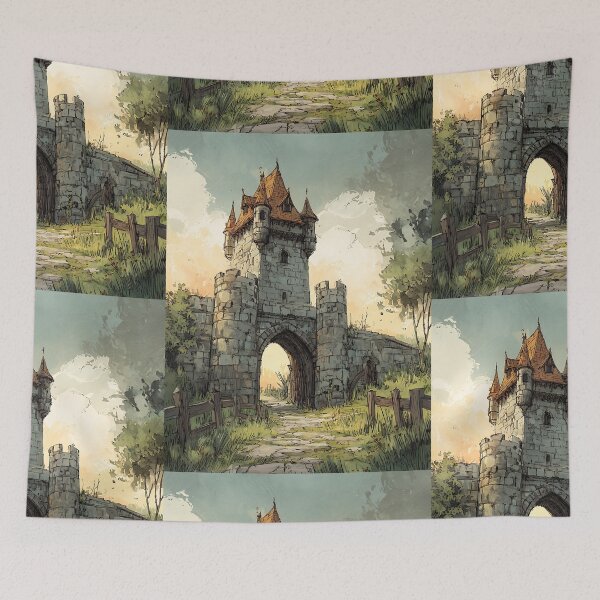 Item preview, Gothic Castle Gate Dark designed and sold by bapupa.