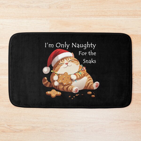 Item preview, ​I'm Only Naughty For The Snacks Cat T-Shirt | Funny Feasting Feline Gift designed and sold by SylwiaPrint.