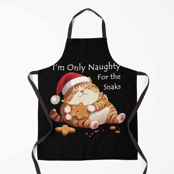 Item preview, ​I'm Only Naughty For The Snacks Cat T-Shirt | Funny Feasting Feline Gift designed and sold by SylwiaPrint.