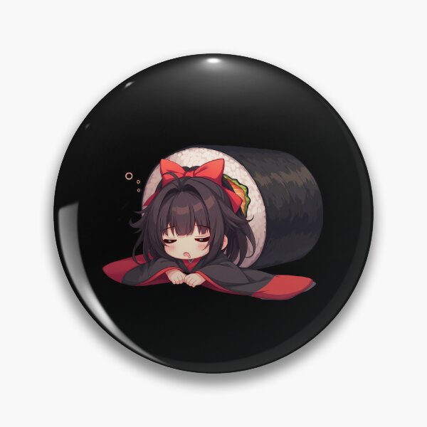 Item preview, High School Chibi Sushi Nigiri Akeno Himejima DxD Kawaii designed and sold by CarlosBender.