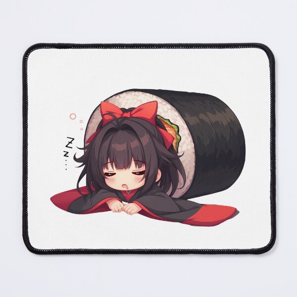 Item preview, High School Chibi Sushi Nigiri Akeno Himejima DxD Kawaii designed and sold by CarlosBender.