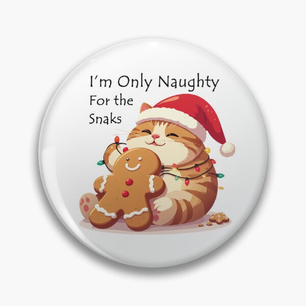 Item preview, ​I'm Only Naughty For The Snacks Cat T-Shirt | Funny Feasting Feline Gift designed and sold by SylwiaPrint.