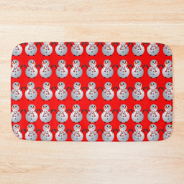 Item preview, Snowmen in the snow on red designed and sold by TerenceLacey.
