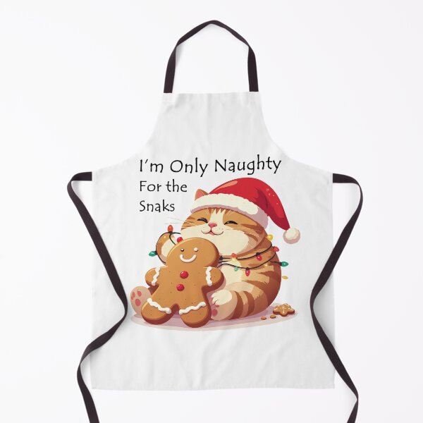 Item preview, ​I'm Only Naughty For The Snacks Cat T-Shirt | Funny Feasting Feline Gift designed and sold by SylwiaPrint.