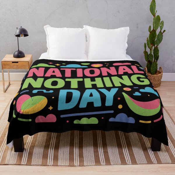 Item preview, National nothing day designed and sold by DreamOnShirts.