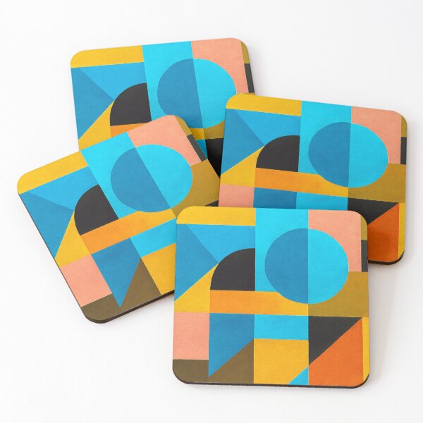 Item preview, Geometric splendor of color in a grid designed and sold by Sigtrix.