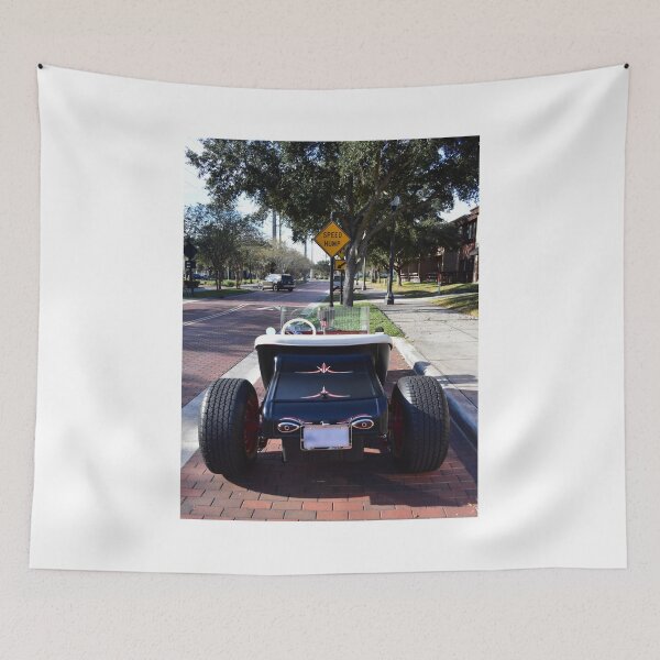 Item preview, Classic Hot Rod on a Sunny Street designed and sold by MercerImages.