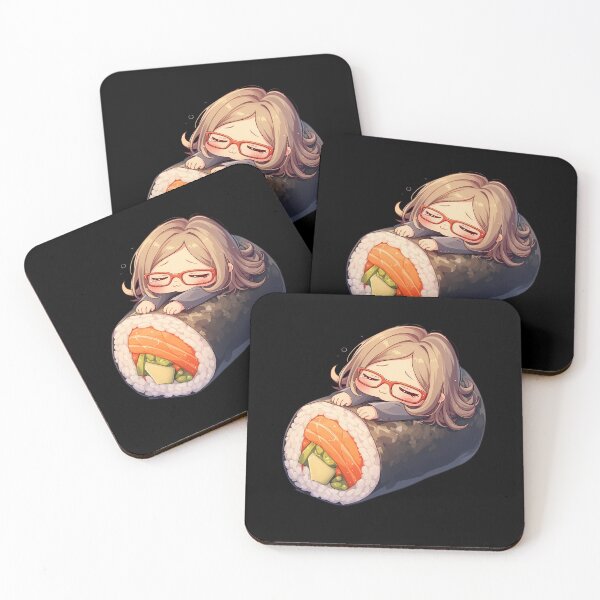 Item preview, Anime Chibi Sushi Nigiri Cool Byakuya Togami Danganronpa Kawaii designed and sold by CarlosBender.