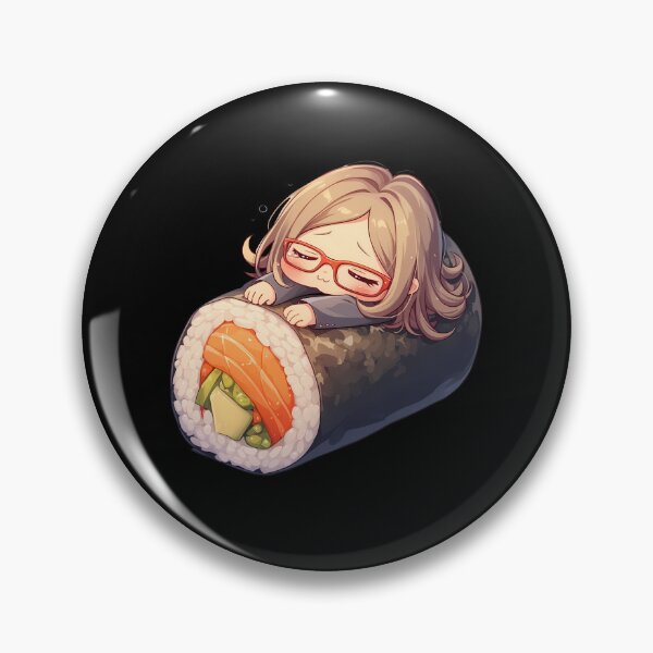 Item preview, Anime Chibi Sushi Nigiri Cool Byakuya Togami Danganronpa Kawaii designed and sold by CarlosBender.