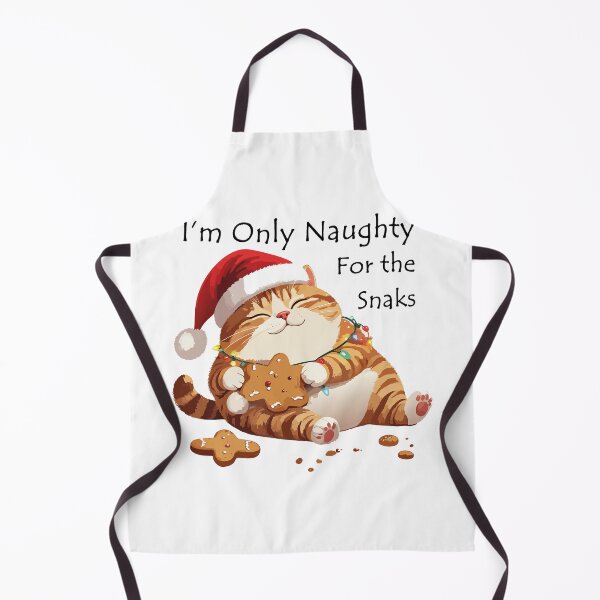Item preview, ​I'm Only Naughty For The Snacks Cat T-Shirt | Funny Feasting Feline Gift designed and sold by SylwiaPrint.