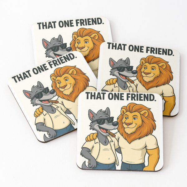 Item preview, Wolf & Lion Friend Duo designed and sold by the-dovlat.