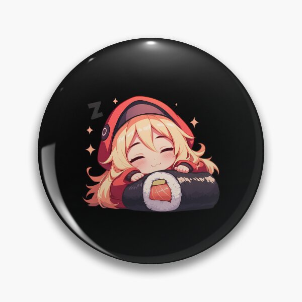 Item preview, Chibi Sushi Nigiri Rachel Gardner Angels Death Kawaii designed and sold by CarlosBender.