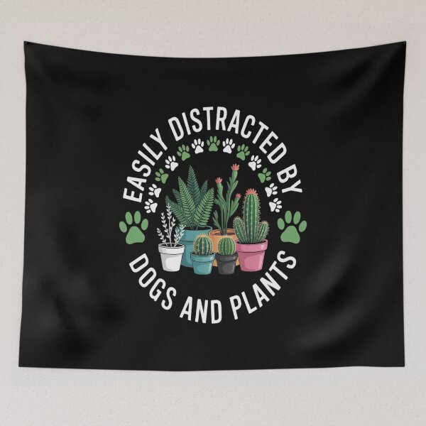 Item preview, Plants and Dogs Plant Lover Dog Lover Plant designed and sold by CultureSpec.
