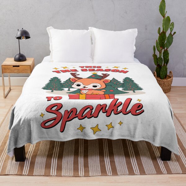 Item preview, Adorable Christmas Deer: This Season to Sparkle designed and sold by Crowniex.