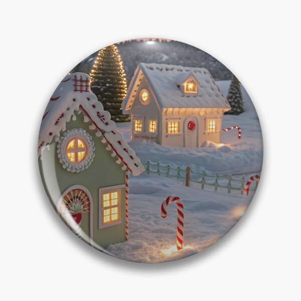 Item preview, Winter Candy Village Panorama designed and sold by Bionson Art.