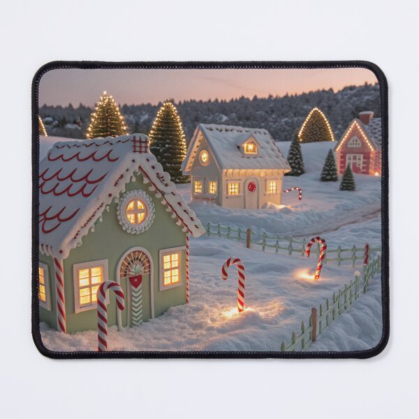 Item preview, Winter Candy Village Panorama designed and sold by Bionson Art.