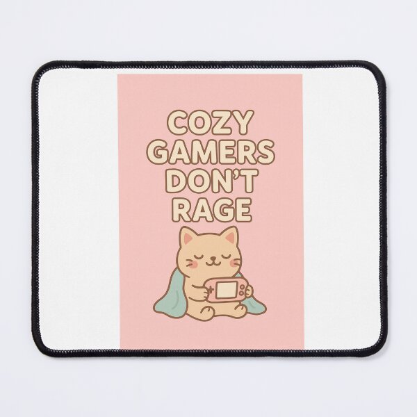 Item preview, Cozy Gamers Don’t Rage designed and sold by Trend Drops Mad.