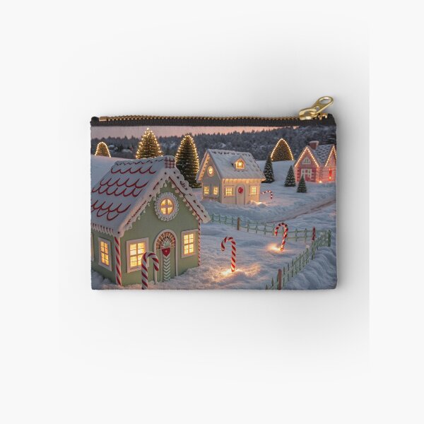 Item preview, Winter Candy Village Panorama designed and sold by Bionson Art.