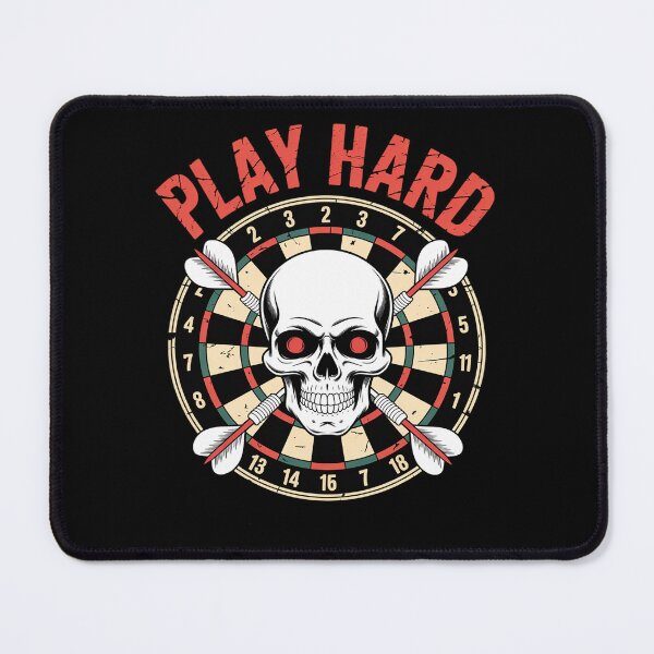 Item preview, Play Hard Skull Arrow dartboard bullseye Team designed and sold by CultureSpec.
