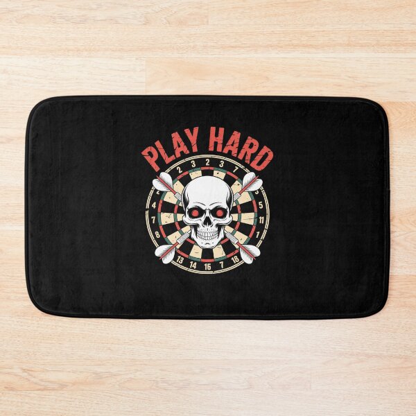 Item preview, Play Hard Skull Arrow dartboard bullseye Team designed and sold by CultureSpec.