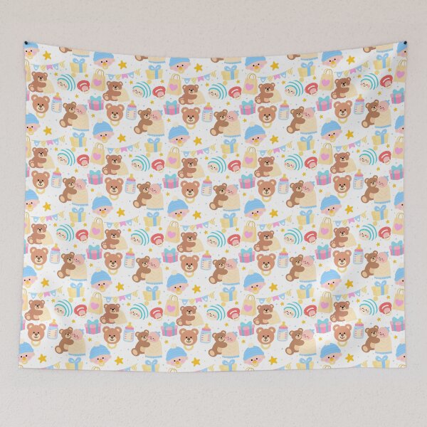 Item preview, Baby Shower Gift Opening Seamless designed and sold by KJackArtwork.