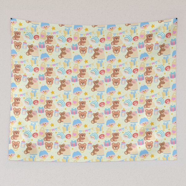Item preview, Baby Shower Gift Opening Seamless designed and sold by KJackArtwork.