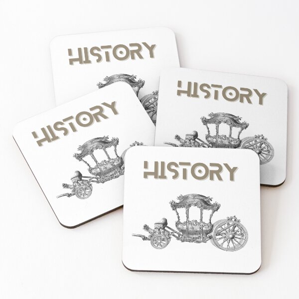 Item preview, HISTORY Vintage Block Typography — Retro Brown and Black Academic Design designed and sold by HBDStudio.