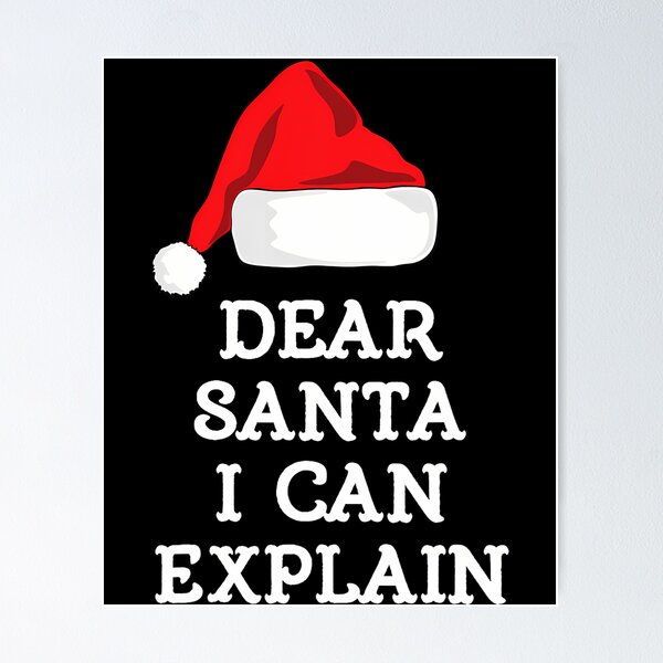 Item preview, Funny Santa Naughty Explain Christmas I Dear On Santa The Can List designed and sold by JoelyNavarro.