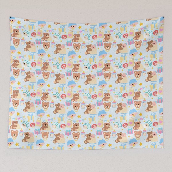 Item preview, Baby Shower Gift Opening Seamless designed and sold by KJackArtwork.