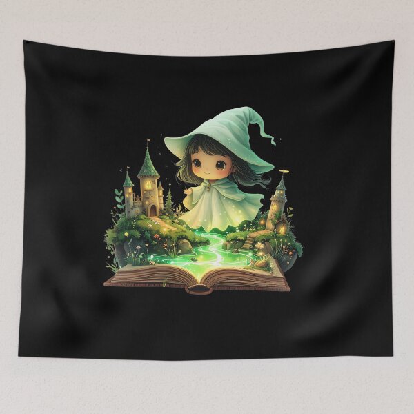 Item preview, Chibi Witch's Enchanted Storybook Kingdom t-shirt  designed and sold by Alicjareign.