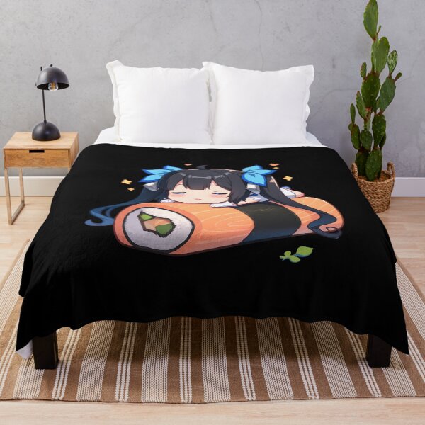 Item preview, Anime Girl Chibi Sushi Nigiri Hestia DanMachi Adventure Kawaii designed and sold by CarlosBender.