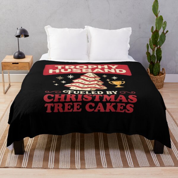 Item preview, Trophy Husband Fueled by Christmas Tree Cakes Funny Xmas designed and sold by ArtFunDib.