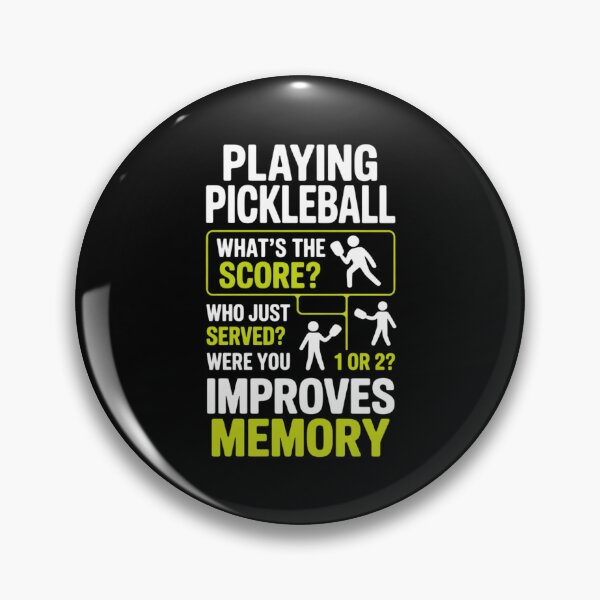 Item preview, Playing Pickleball Improves Memory Pickle Ball designed and sold by CultureSpec.