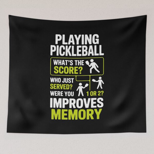 Item preview, Playing Pickleball Improves Memory Pickle Ball designed and sold by CultureSpec.