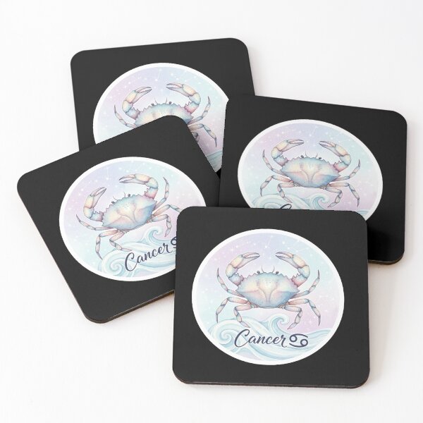 Item preview, Soft Pastel Watercolor Cancer Zodiac Sign | Dreamy Celestial Aesthetic. designed and sold by ZyVoAli.