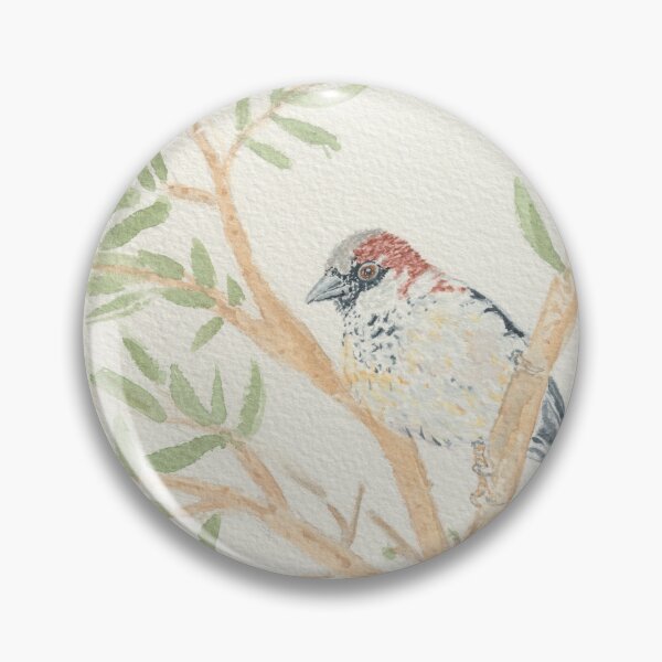 Item preview, Sparrow on an olive tree designed and sold by GiselleSellier.
