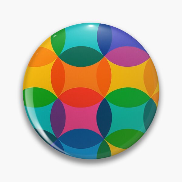 Item preview, Circular colors in a clear grid designed and sold by Sigtrix.