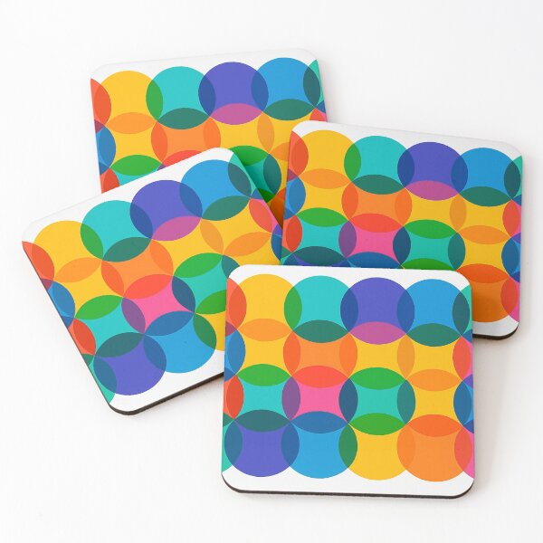 Item preview, Circular colors in a clear grid designed and sold by Sigtrix.