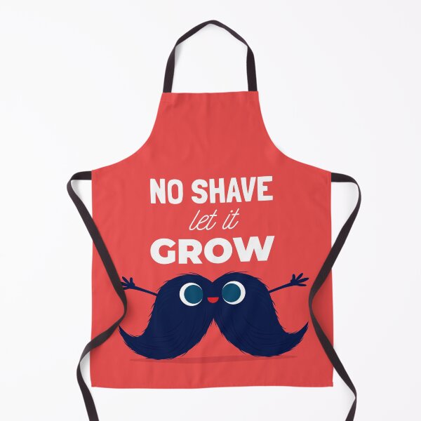Item preview, No Shave Let It Grow | Funny Mustache Movember Support designed and sold by Crowniex.