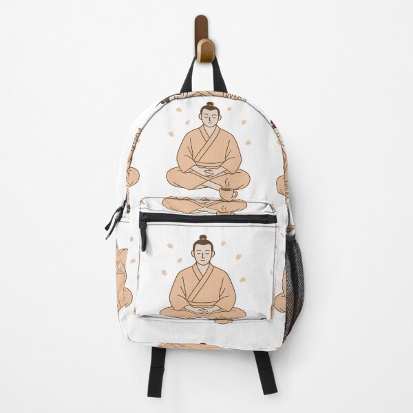 Item preview, Zen Samurai Coffee Ritual – Minimalist Japanese Meditation Art designed and sold by Globalcitytees.