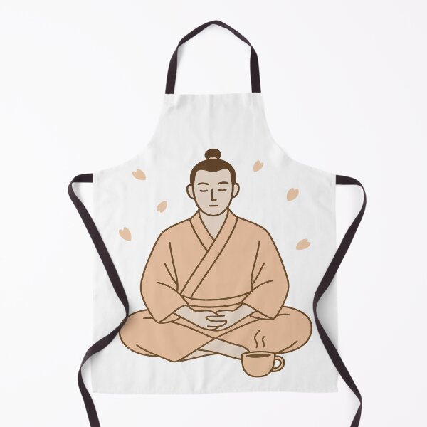 Item preview, Zen Samurai Coffee Ritual – Minimalist Japanese Meditation Art designed and sold by Globalcitytees.