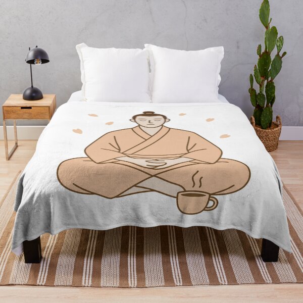 Item preview, Zen Samurai Coffee Ritual – Minimalist Japanese Meditation Art designed and sold by Globalcitytees.