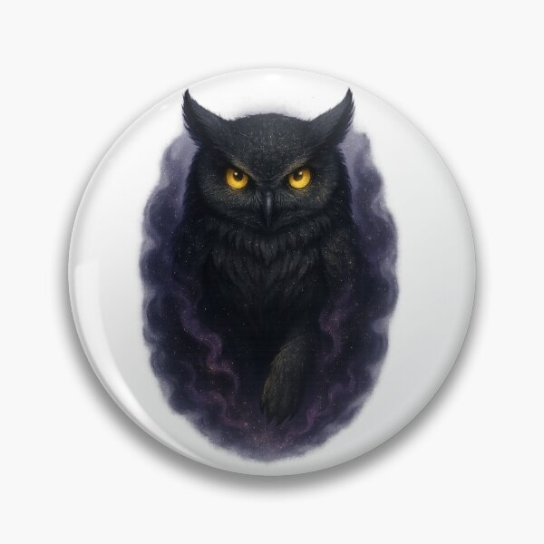 Item preview, Mystic Owl of Shadows – Golden Eyes & Purple Smoke designed and sold by SarahsSZN.
